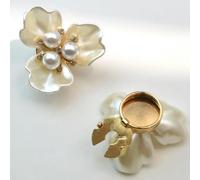 LIUXIN Juego de 2 Fundas para Botones | Ideal para Camisas y Vestidos, instalación sin Costuras | Ideal para San Valentín, Funda de botón con pétalos