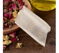 LIUXIN Papel de Filtro con Sellado térmico para Bolsas de té de Hierbas Sueltas, bolsita de té vacía sin blanquear, 1000 Unidades/Lote