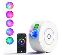 LIUYANG Proyector inteligente Galaxy funciona con Alexa y Google Home, proyector de luz nocturna con control de voz con nebulosa, luces de cielo adecuadas para niños y adultos, decoración de habitació