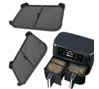 LIUYIDM 2 Piezas Accesorio Silicona Antirresbaladiza para Freidora de Aire Ninja Foodi Max Dual Zone AF400EU, protección antisalpicaduras de silicona, accesorio para airfryer