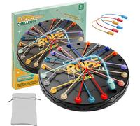 LIUYIDM Brainy Knots Rope Untangling Game Twisted Rope Board Game Juego de Rompecabezas de Cuerdas Juego de Desatar Cuerdas Strategy Rope Puzzle Rompecabezas de Cuerda Challenge