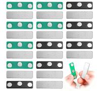 LIUYIDM Cierres magnéticos para Cortinas, 12 Pares de Cortinas Opacas, Accesorios, magnéticos, con Pegamento, imanes de Cortina, Clips para Cortinas Opacas