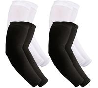 LIUYIDM Mangas para bBrazos Protección sol 4 Pares Manguitos UPF 50+ Unisex Mangas Proteccion Solar Gaming Sleeve Solar Protección UV Protector Sol Brazo para Golf Ciclismo (Tubo Recto)