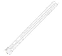 Liuyife Lámpara de desinfección UV de 55 W, 4 pines, bombilla compacta tubular UVC 2G11, lámpara de filtro de desinfección, adecuada para limpieza y purificación de estanques de parque, estanques de