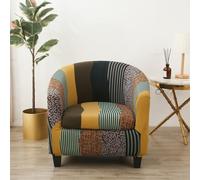 Liuyoyo Funda Elástica para Sofá Individual de 2 Piezas, Funda para Sofá, Protector de Muebles Suave con Parte Inferior Elástica para Sillón Infantil, Funda para Sofá, Protector de(Hawai)