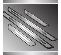 liuyuxxx 4 Uds Protector de Umbral de Acero Inoxidable para Cupra Born Accessories, Embellecedor Anti-Arañazos y Antideslizante para Puerta de Coche