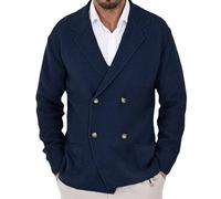 LIUYUYOUGO Americana Hombre Blazers para Hombre Blazer Elegante Informal De Corte Entallado De Punto Elegante Cárdigan Cruzado Chaqueta De Punto Abrigo Deportivo De Manga Larga Chaquetas De Traje D