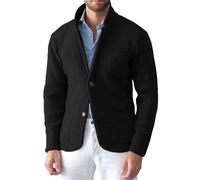 LIUYUYOUGO Blazers Hombre, Blazers para Hombre Blazer Elegante Informal De Corte Entallado Elegante Cárdigan De Un Solo Pecho Chaqueta De Punto Abrigo Deportivo De Manga Larga Chaqueta De Viaje De