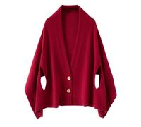 LIUYUYOUGO Mujer Invierno Poncho Poncho Cárdigan De Cachemira Pura Para Mujer Bufanda De Pashmina Suave Y Cálida Con Frente Abierto Abrigo De Lana De Moda Capa De Punto Suéter Capa Elegante De Fi