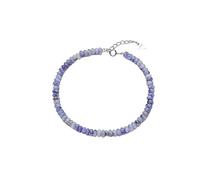 LIUYUYOUGO Pulsera De Cristal De Plata Esterlina Para Mujer Pulseras De Cuentas Oblatas De Piedra Natural Pulseras Hechas A Mano De Piedras Preciosas Energéticas De Chakras De Yoga Brazalete De Cue