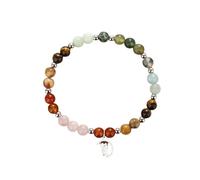 LIUYUYOUGO Pulsera Hombre Pulsera De Cristal Con El Signo Del Zodíaco Para Hombres Y Mujeres De Cuentas De Piedra Natural De Los 7 Chakras Abalorio De Las 12 Constelaciones Brazalete De Ast