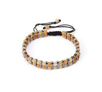 LIUYUYOUGO Pulsera Hombre Pulseras De Cristal Natural Para Mujer Pulsera De Piedra De Hematita De Doble Capa Brazalete Magnético Trenzado Hecho A Mano Cuentas De Piedras Preciosas Energéticas De C