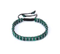 LIUYUYOUGO Pulsera Piedras Naturales Pulseras De Cristal Natural Para Mujer Pulsera De Hematita De Doble Capa Con Cuentas De Piedra Brazalete Magnético Trenzado Hecho A Mano Cuentas De Piedras Prec