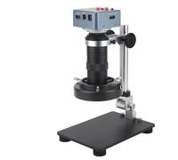 LIUZHENZHEN Cámara de microscopio de vídeo digital Full HD 4K 60FPS Ultra HD 1080P compatible con HDMI, USB, salida 4K, sensor de 1/2 pulgada, lente de montaje en C 130X