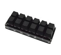 LIUZHIPENG Mini teclado mecánico de 12 teclas, teclado manual, USB, con cable, teclado programable, macro intercambiable, para Gamin U4v4 Hot