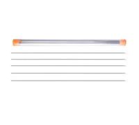 LIUZIKUN 5 Agujas Huecas para anzuelos de lombrices de Tierra, de Acero Inoxidable, para Pesca con Cebo penetrante.