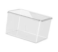 LIUZIKUN Acuario de escritorio acrílico transparente sin marco con base antideslizante y para escena subacuática de camarones Bettas