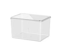 LIUZIKUN Acuario de escritorio acrílico transparente sin marco con base antideslizante y para escena subacuática de camarones Bettas