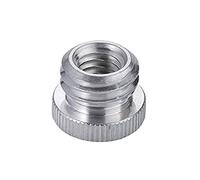 LIUZIKUN Adaptador de Tornillo de 1/4'' Hembra a 5/8'' Macho, Rosca de aleación de Aluminio de 3/8'' Hembra a 5/8'' Macho.