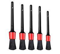 LIUZIKUN Cepillos de Detalle para Taladro, cepillos para neumáticos de Coche, Juego de cepillos de Detalle para salpicadero, Lavado en seco Interior y Exterior del automóvil