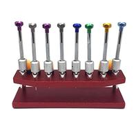 LIUZIKUN Destornilladores para Relojes con Soporte metálico Herramienta para reparación de Relojes Juego de Destornilladores para Relojes Juego de Destornilladores para relojeros
