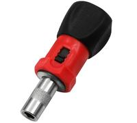 LIUZIKUN Juego de Destornilladores de carraca Cortos, Llaves de Bolsillo con interruptores y Vasos hexagonales magnéticos de 1/4", Mango Antideslizante.