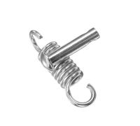 LIUZIKUN Juego de Ganchos giratorios de Acero para muelles de Alta Resistencia para Equipos de Gimnasio con Columpios, con Revestimiento antioxidante y amortiguación silenciosa.