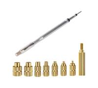 LIUZIKUN Juego Profesional de Insertos roscados de latón incrustados, Tuercas de inserción termofusibles de 2 mm a 8 mm, Cabezal de Punta de Soldador de Larga duración.