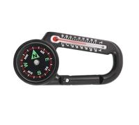 LIUZIKUN Mosquetón Multifuncional, brújula, termómetro, Llavero, brújula, brújula para Acampar, Senderismo, Herramienta de Escalada al Aire Libre.