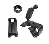 LIUZIKUN Soporte de teléfono para salpicadero de coche, rotación de 360 grados, soporte de teléfono para consola de coche, fácil de usar para coche