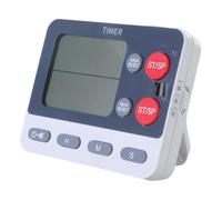 LIUZIKUN Temporizador Digital de Cocina con Textura ABS para Fitness y reuniones. Sonido Ajustable de 2 Canales. Apto para el hogar y la Oficina.