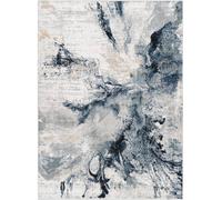 Livabliss Alfombra Abstracta Moderna Azul/Gris 200x275