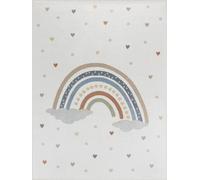 Livabliss Alfombra para Niños Lavable Multicolor/Naranja 160x213