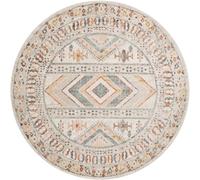 Livabliss Alfombra Redonda Escandinava Bohemia Multicolor/Rosa Ø 160