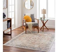 Livabliss Alfombra vintage lavable marron/marfil 200x275