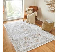 Livabliss Esther Alfombra Tradicional 160x213cm - Sala de Estar/Comedor | Rectangular | 100% Poliéster | Tejida a Máquina | Fácil Cuidado