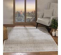 Livabliss Evora Alfombra Vintage - Alfombra Salon Grande, Habitacion, Cocina - 120x170cm, Estilo Boho y Oriental Multicolor Beige, Cuero y Marfil