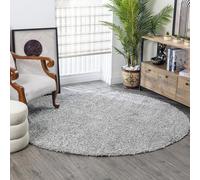 Livabliss Home Shaggy Rug - Alfombra Salon Grande Habitacion, Dormitorio - Alfombra Pelo Largo Berber Abstracta, Pelo Grueso y Esponjoso - Alfombras Grande de 160cm, Gris
