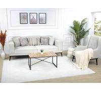 Livabliss Linkka Alfombra Geométrica - Alfombras Salon Modernas, Comedor, Cocina, Habitación - Alfombras Abstractas Estilo Bohemio, Fácil de Cuidar - Alfombra Salon Grande 160x213cm, Crema