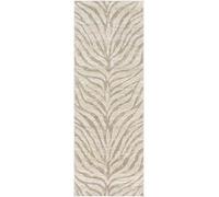 Livabliss Luanda - Alfombra geométrica Scandi para salón, 80 x 150 cm, Pasillo, Cocina, Neutro, Estampado, Estilo Bohemio, fácil Cuidado, Alfombra Grande, marrón, Gris Claro y Beige
