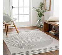 Livabliss Nairobi - Alfombra contemporánea (120 x 170 cm), Color Crema y Gris