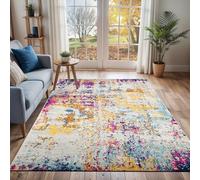Livabliss Sarah Moroni Alfombra Mármol, Salón, Comedor - 160x220 cm, Blanco