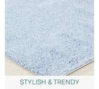 Livabliss Shaggy Rug - Alfombra bereber Moderna para Sala de Estar, Grande, 120 x 180 cm, alfombras Suaves y peludas para Dormitorio, Alfombra Bohemia Neutra esponjosa, fácil Cuidado, Pelo Grueso de