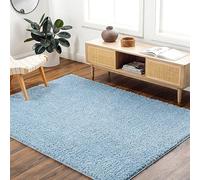 Livabliss Shaggy Rug - Alfombra bereber Moderna para Sala de Estar, Grande, 160 x 213 cm, alfombras Suaves y peludas para Dormitorio, Alfombra Bohemia Neutra esponjosa, fácil Cuidado, Pelo Grueso de