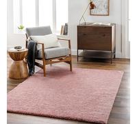 Livabliss Shaggy Rug - Alfombra Salon Grande Habitacion, Dormitorio - Alfombra Pelo Largo Berber Abstracta, Pelo Grueso y Esponjoso - Alfombras Grande de 160x213cm, Rosa