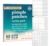LivaClean 272 Parches Granos Set - Pimple Patches Día y Noche - Parche Hidrocoloide Anti Acné para la Cara - 10 Tamaños