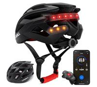 livall BH60SE2018 Smart bicicleta Bluetooth Casco manillar inalámbrico con mando a distancia, Unisex, 55-61 cm, Negro