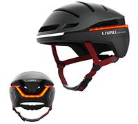 LIVALL Casco de Bicicleta Inteligente, Casco de Bicicleta Bluetooth, con Luces Delanteras y traseras, Alarma SOS, Luces de dirección y Mando a Distancia, Hombres y Mujeres Adultos