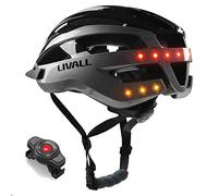 LIVALL Unisex - Adulto Música MT1 Luz Trasera Luz Intermitente Navegación Llamada y Sistema SOS Casco Bicicleta Negro/Antracita M (54-58cm)
