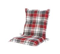LIVARNO HOME Cojín para sillón de jardín Valencia / Miami (cheque/bordeaux)
